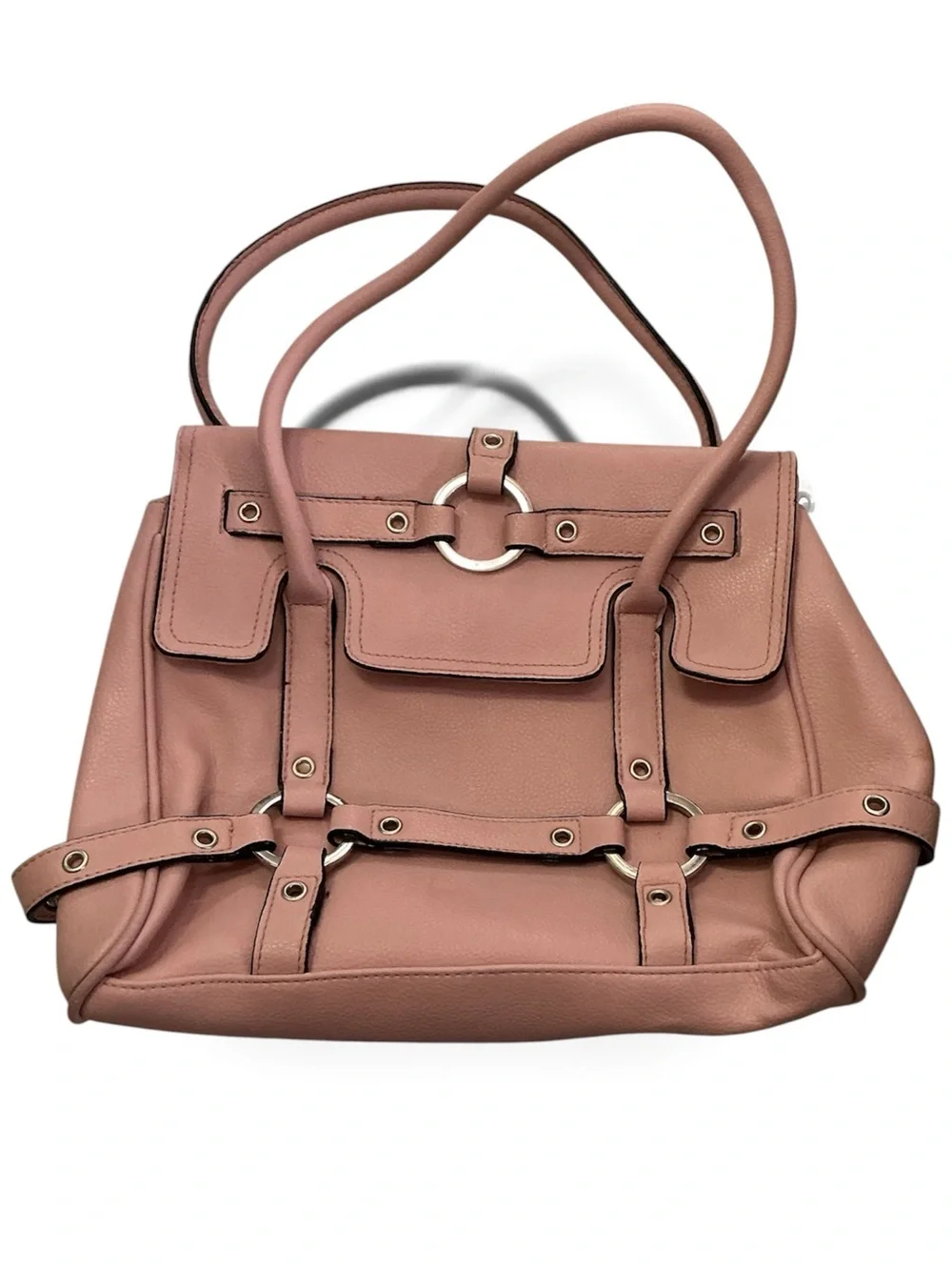 Women’s Leather Tote Bag in Dusty Rose - Unbranded